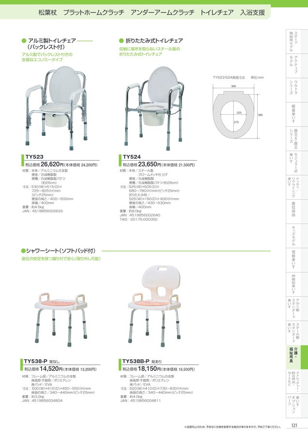 日進医療器 車いす・福祉用具総合カタログ Vol_17-2